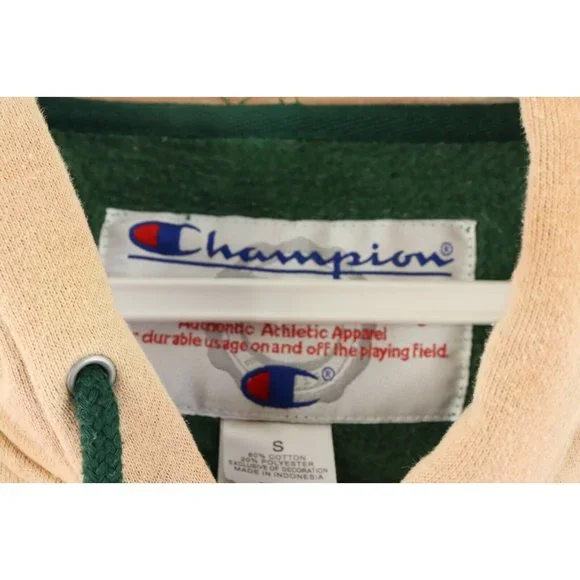 Vintage Champion Small Michigan State University Acid Wash Hoodie Sweatshirt